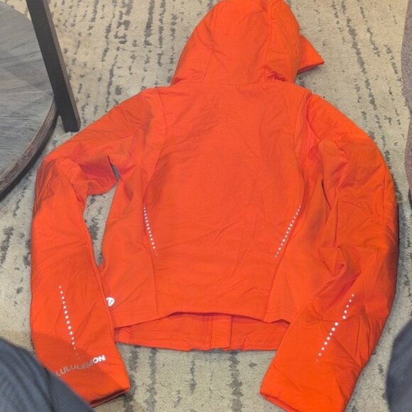 Lululemon Push Your Pace Jacket Solar Orange - Picture 12 of 13